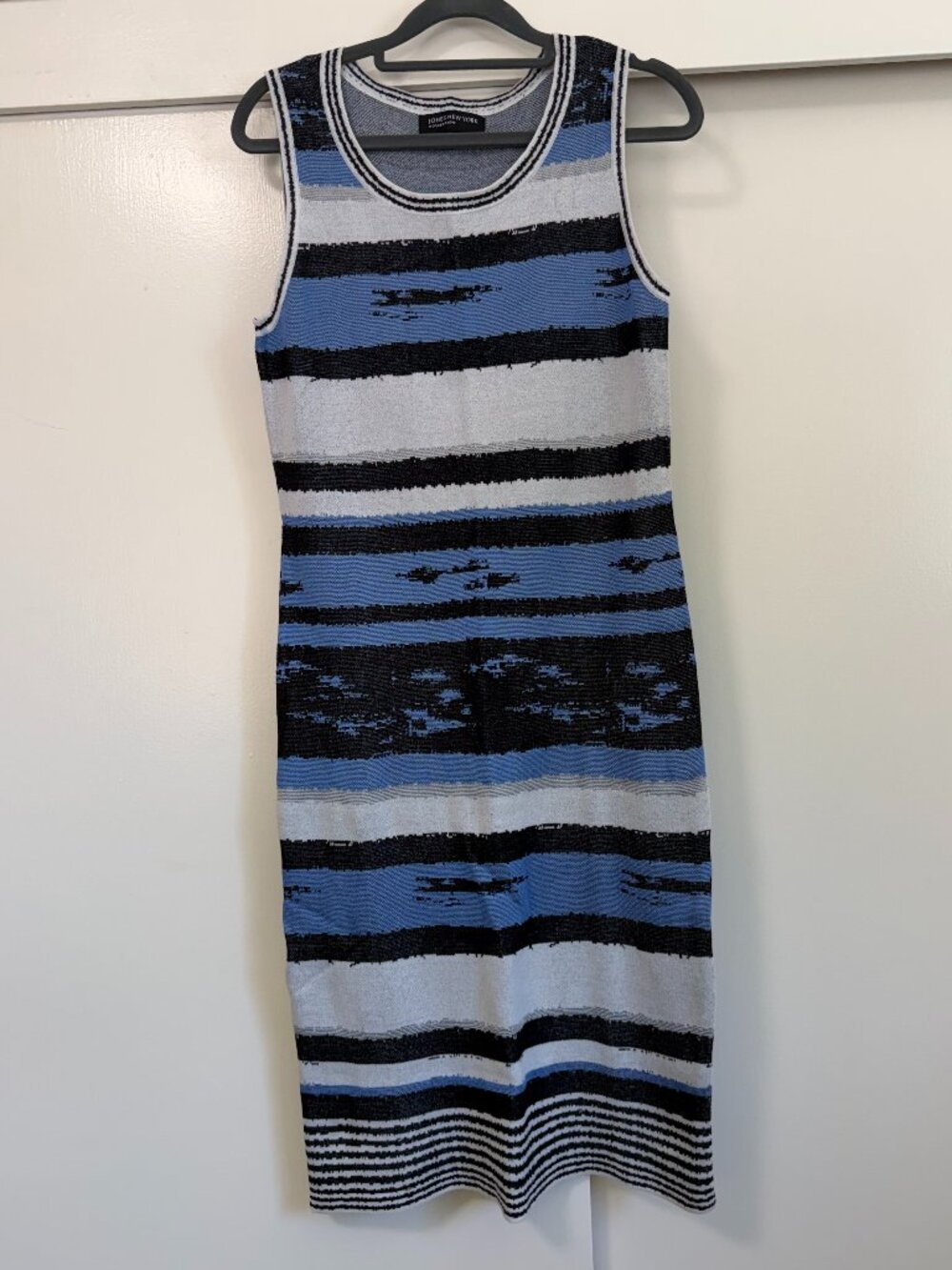 Jones New York Collection Vintage Sleeveless Knit Midi Dress Size Small